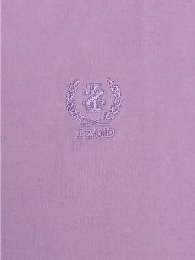 Izod Pink Polo with Embroidered Crest